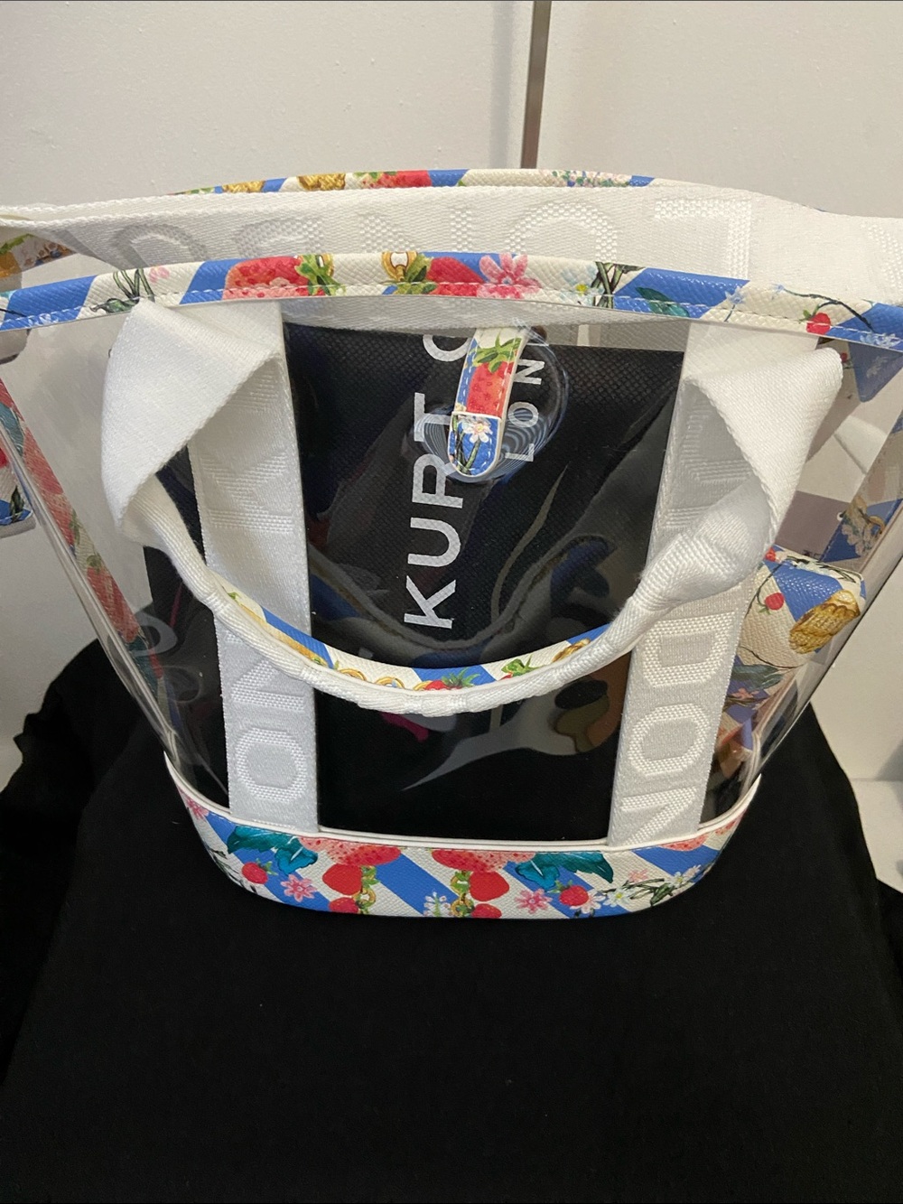 Kurt Geiger Small Hampstead Vinyl Tote - Picture 3 of 3
